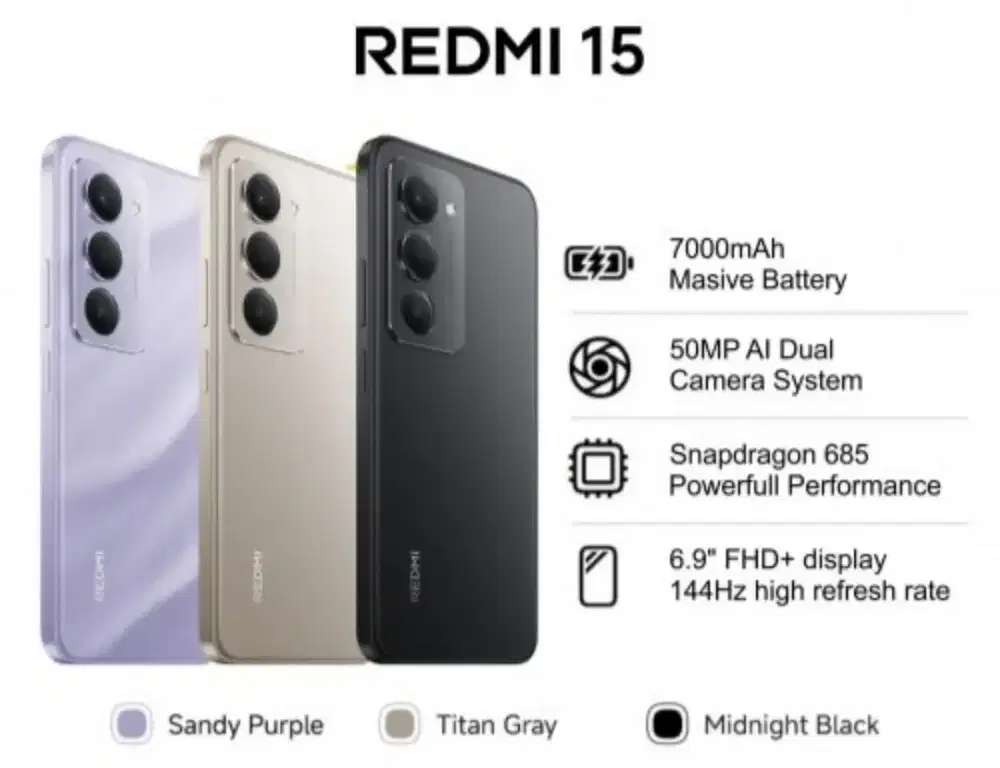 Redmi 15 8+8/256GB