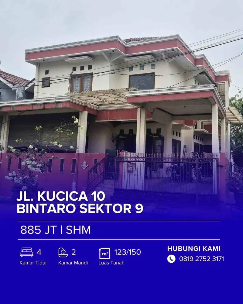 DI JUAL RUMAH CESSIE (BINTARO)