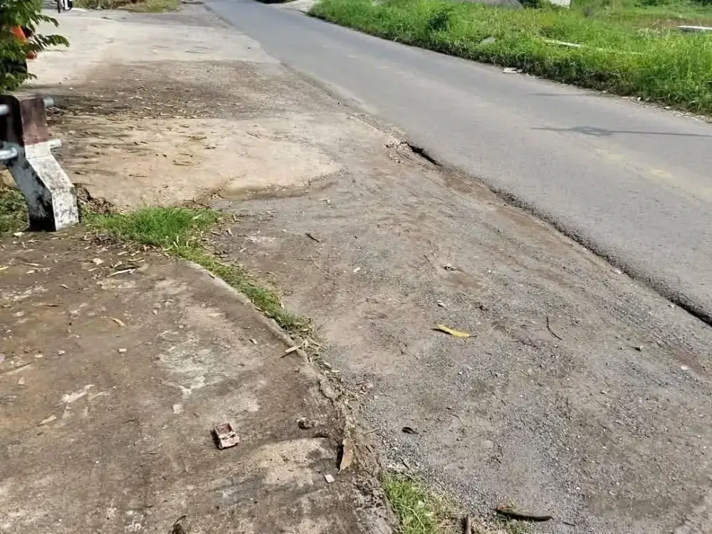 Tanah kavling siap bangun dekat nol jalan raya aspal Sukodono