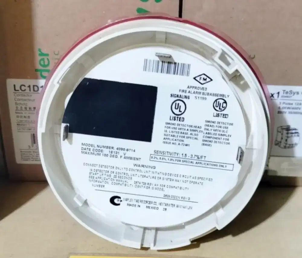 Smoke detector simplex