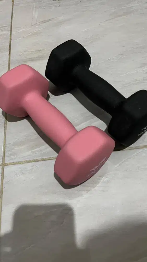 Barbel 3kg pink hitam