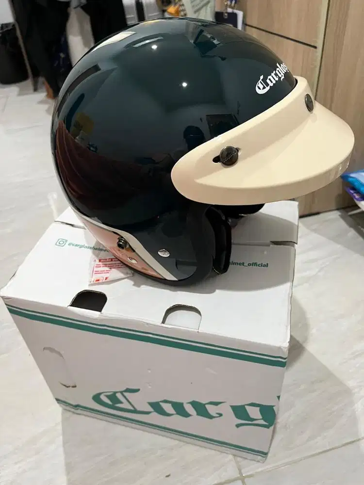 Helm Bogo Hijau Baru