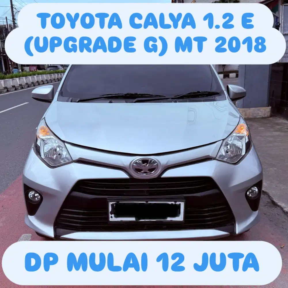 TOYOTA CALYA 1.2 E (UPGRADE G) MT 2018