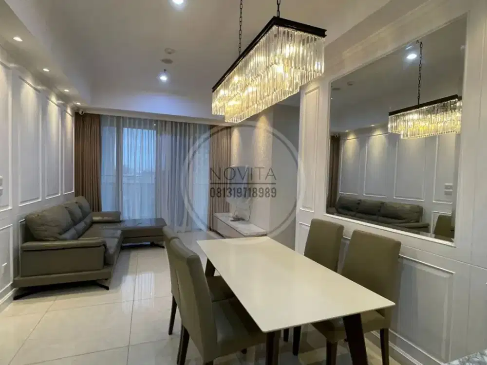 Disewakan Condominium Taman Anggrek Residence Jakarta Barat – 3 BR + 1 Furnished Nego