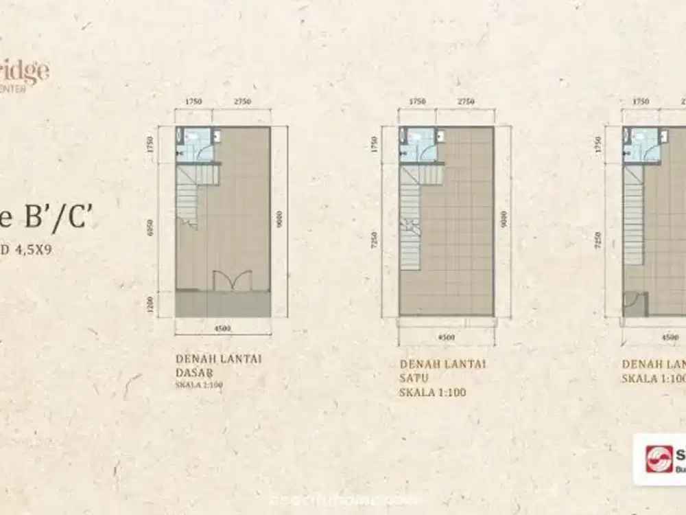 Ruko Northridge Siap huni 3 Lantai & paling murah