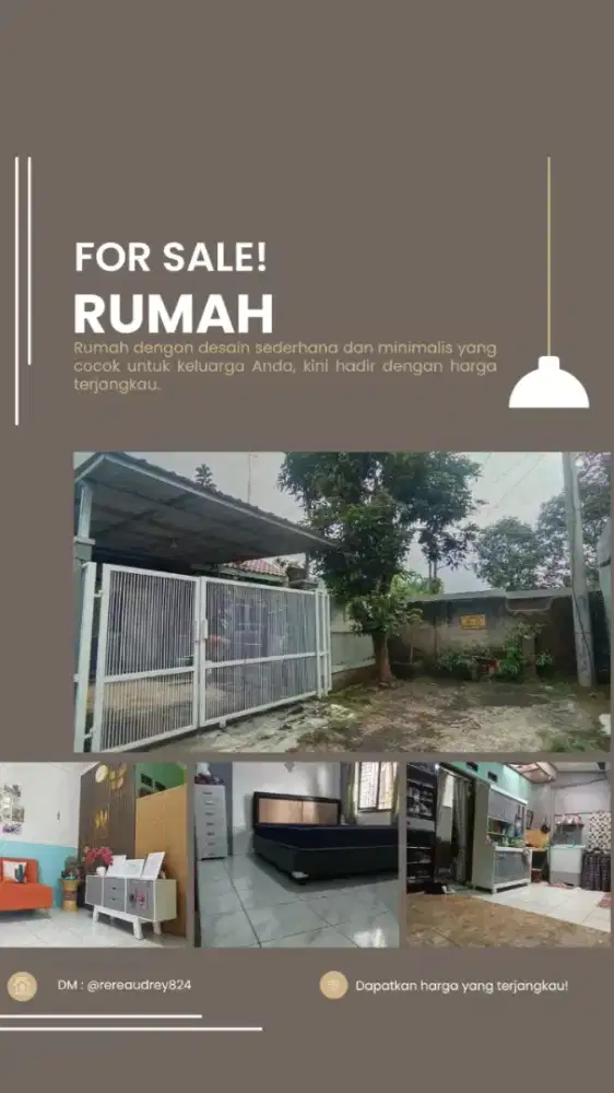 Disewakan/Dijual Cepat Rumah Moderen Minimalis Asri & Privet