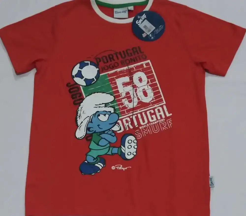 Kaos Anak Laki Original SMURF