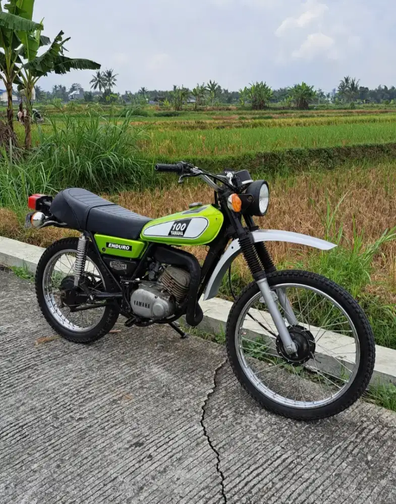 Yamaha dt 100 tahun 1980 trail vintage lawas jadul klasik