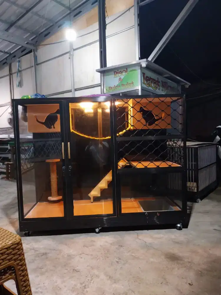 Jual kandang kucing aluminium