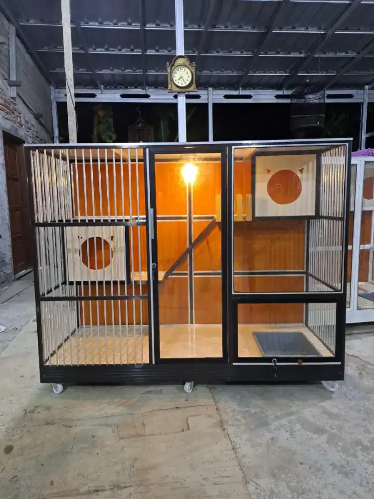 Jual kandang kucing aluminium