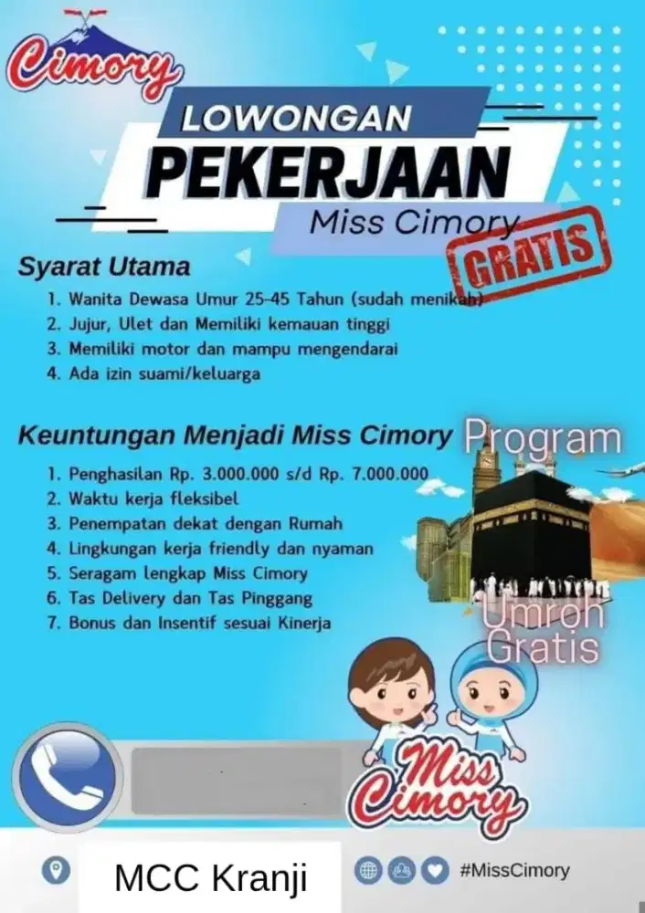 Lowongan kerja sales/marketing Cimory