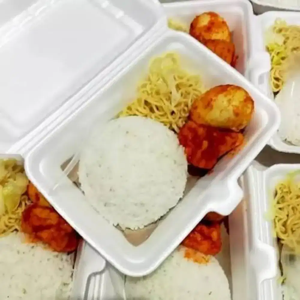 Nasi jumat berkah dan nasi kotak