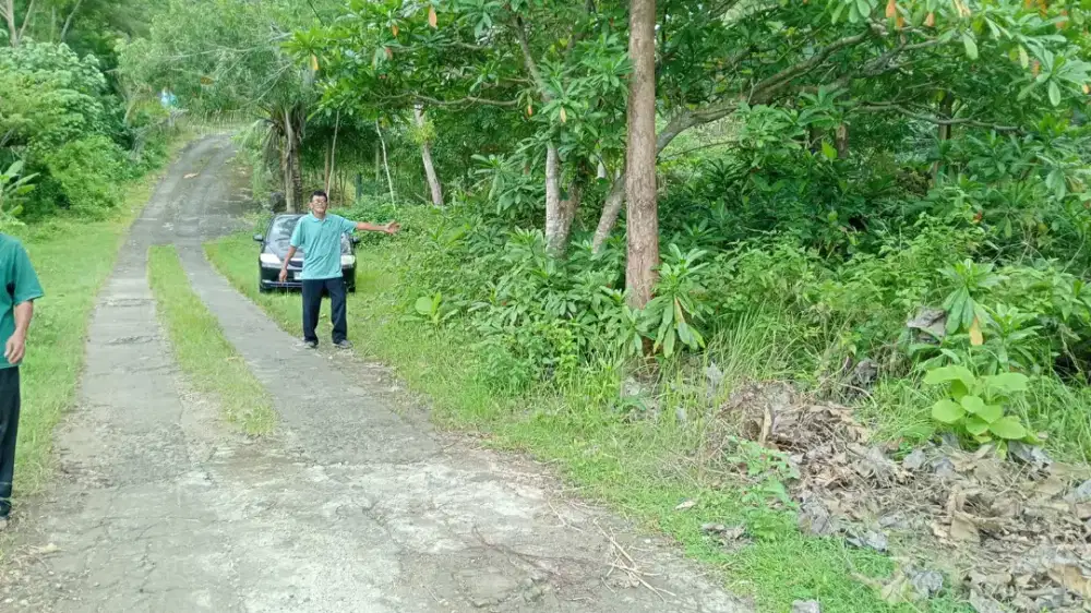 Jual tanah di obyek wisata tepus Gk