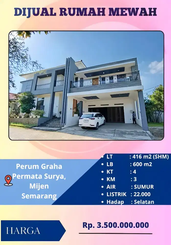 Rumah dijual Mijen Semarang - super strategis premium MEWAH