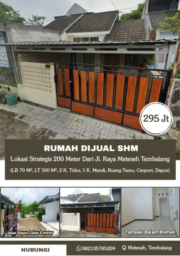 Rumah Cantik Murah Meteseh Tembalang