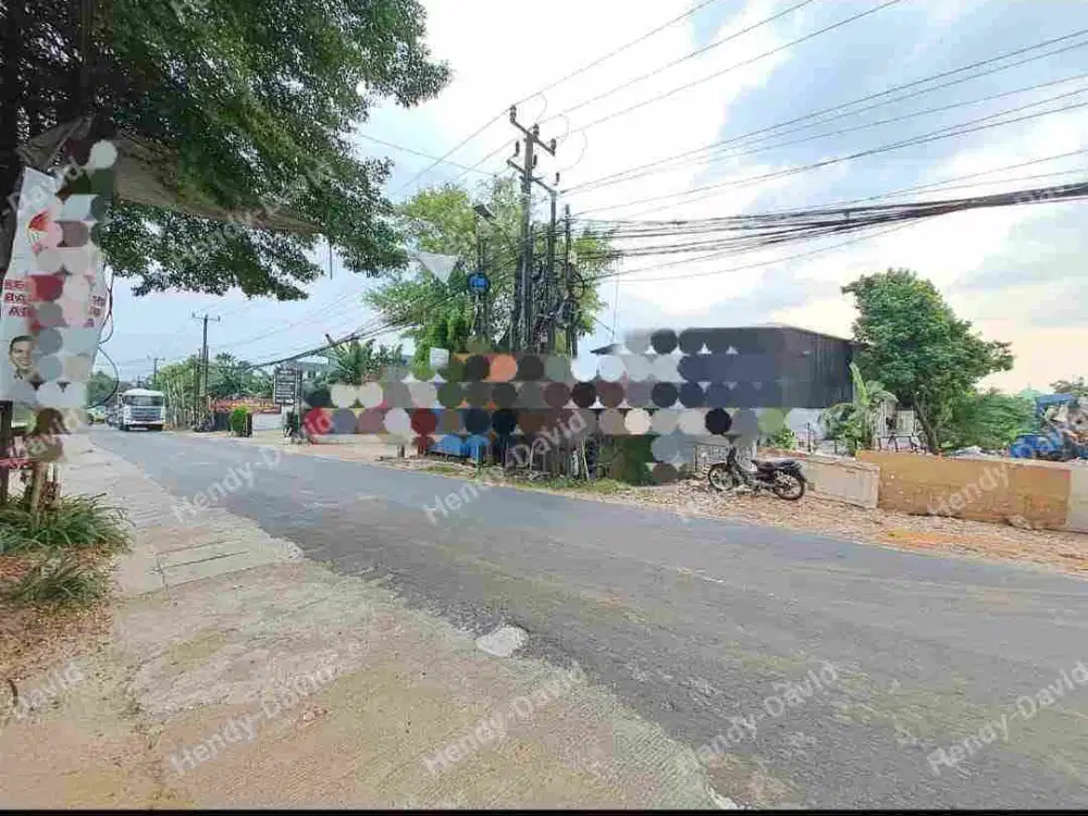 Disewakan tanah kosong di pinggir jln.Jelupang Raya-Serpong Utara