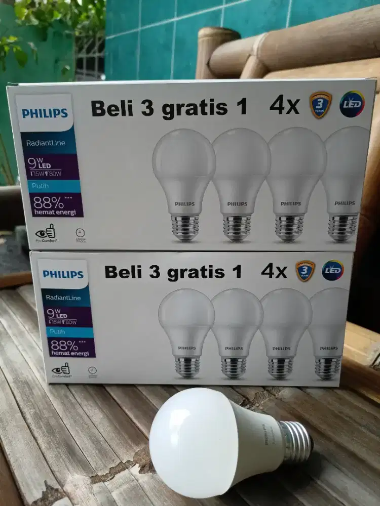 Lampu LED Philips 9watt ( COD KULONPROGO )
