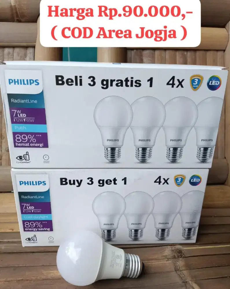 Lampu LED Philips 9watt ( COD JOGJA )