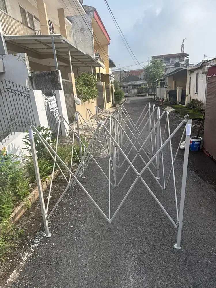 Tenda lipat besar 6x3 mtr (rangka saja)