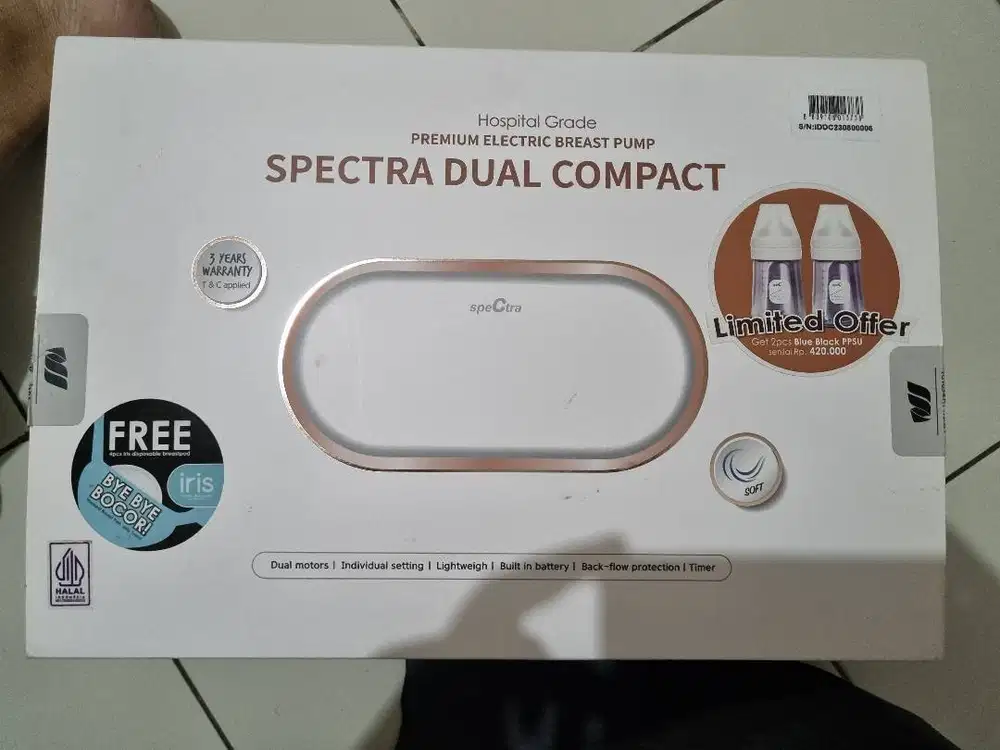 Spectra Breastpump (Bekas Bergaransi) Bonus Sterilisasi  (Baru)