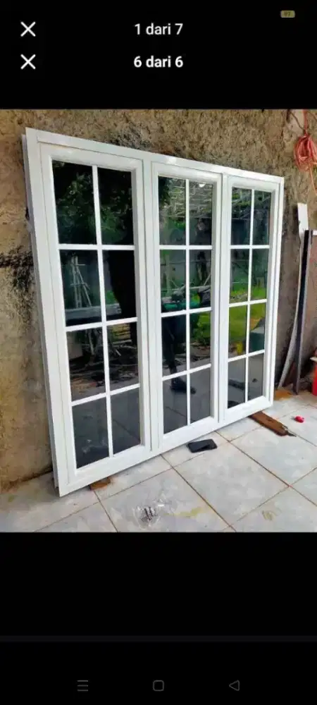 Kusen jendela aluminium dan kusen pintu alumunium dll