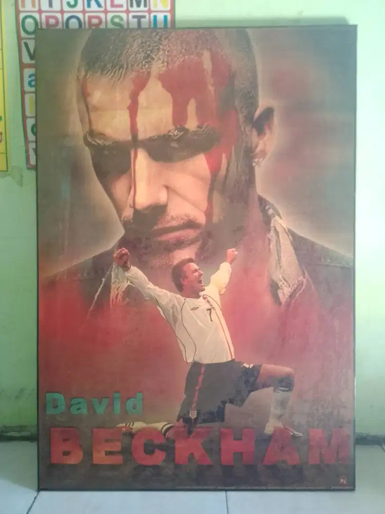 Poster bingkai David Beckham