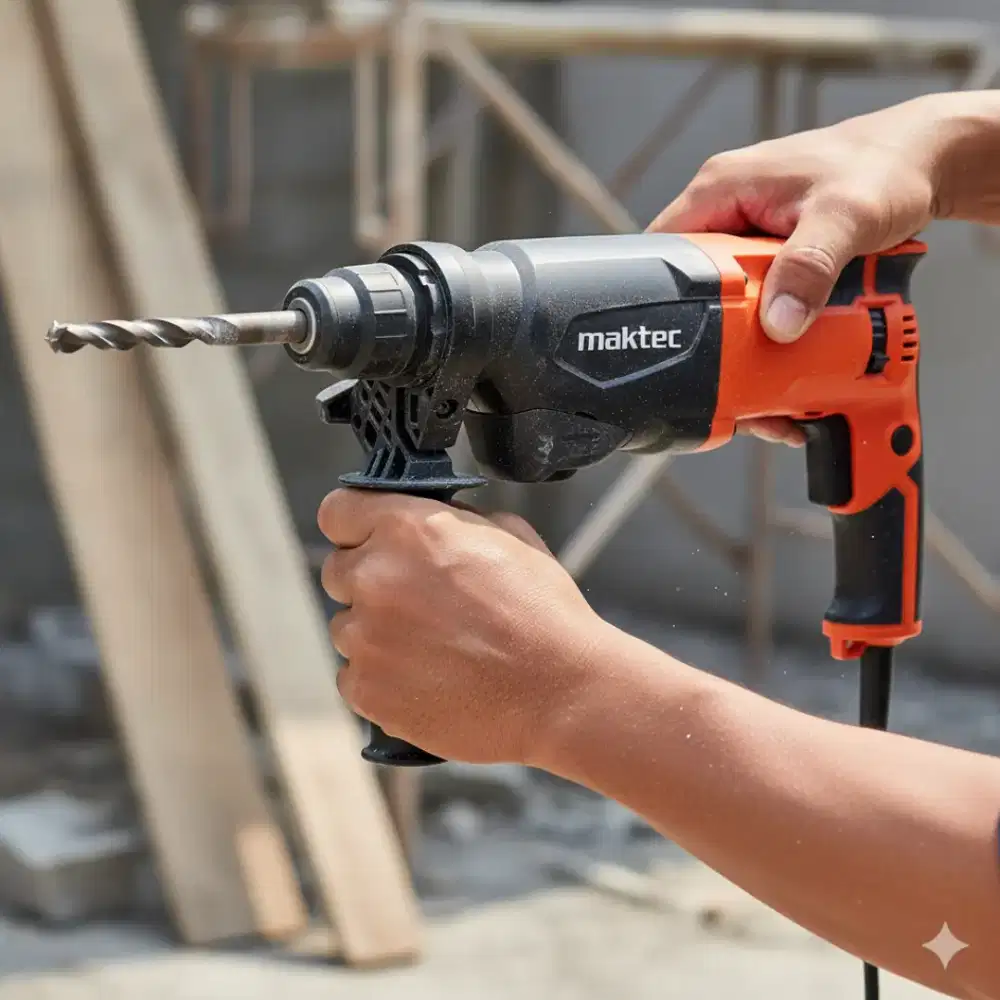 Bor Beton Drill Maktec Makita 2 mode daya 710 Watt skala proyek