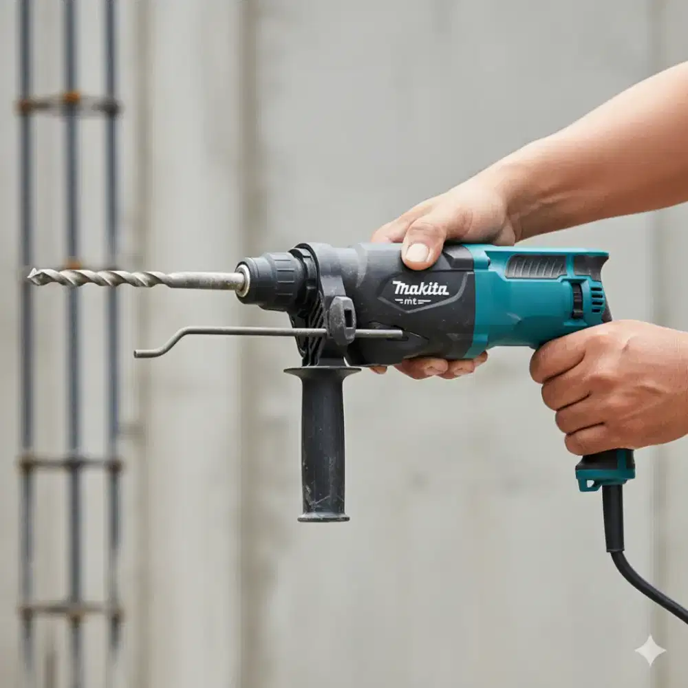 Bor Beton Makita drill 710 watt 2 mode fungsi skala proyek bangunan