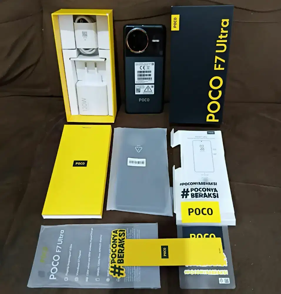 Xiaomi Poco F7 Ultra 16/512 Black LIKE NEW Grs Resmi PANJANG Okt 2026