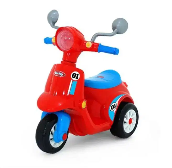 mainan anak vespa naik musik