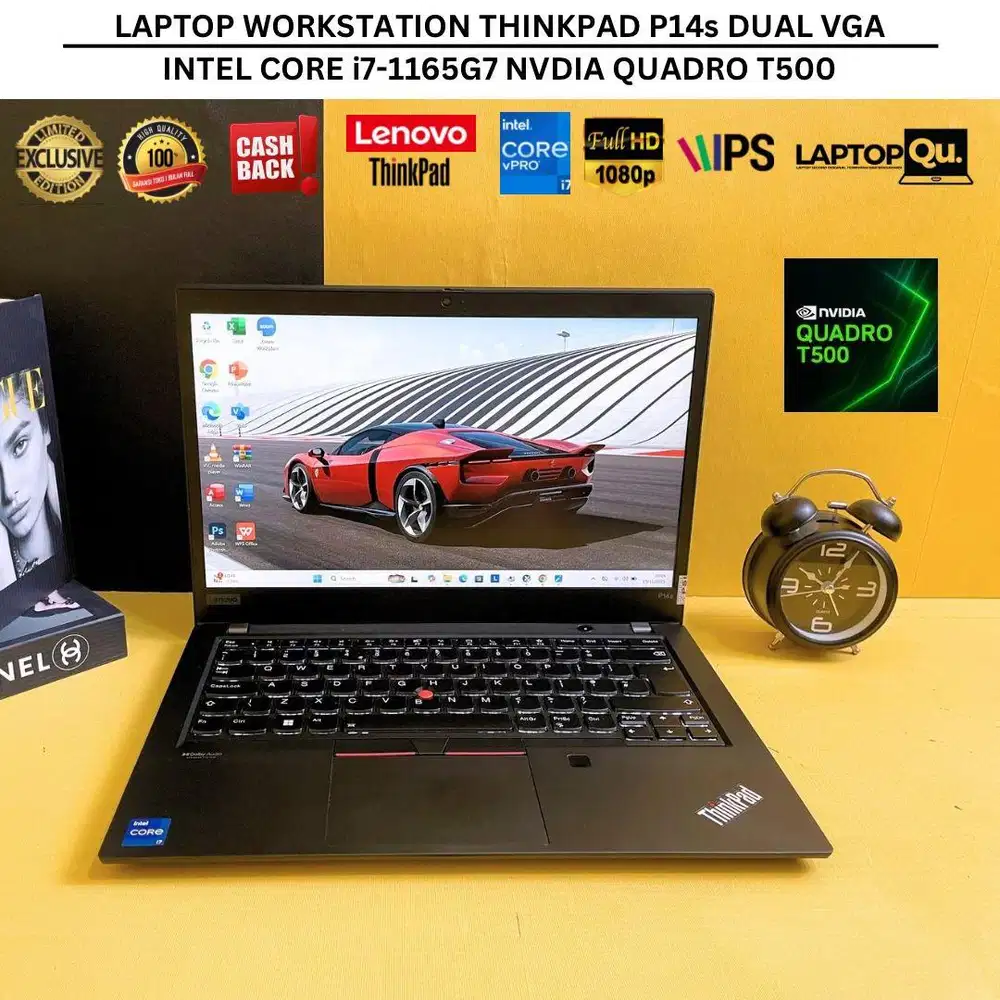 LAPTOP WORKSTATION P14s i7 GEN 11 16GB SSD 1TB NVDIA QUADRO T500
