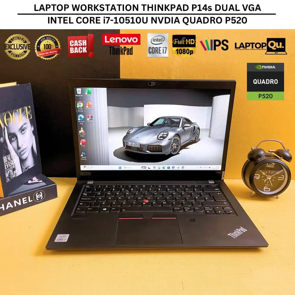 LAPTOP WORKSTATION P14s i7 GEN 10 16GB/512GB DUALVGA NVDIA QUADRO P520