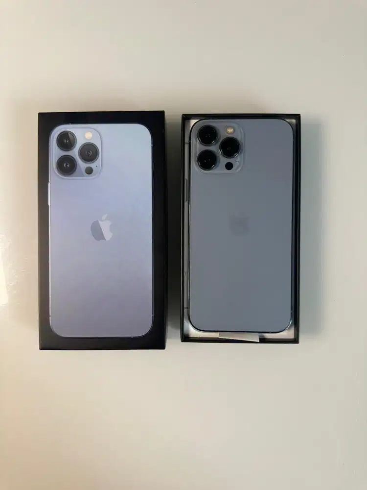 Iphone 13 Pro Max 256GB SIERRA BLUE SECOND EX GARANSI RESMI IBOX