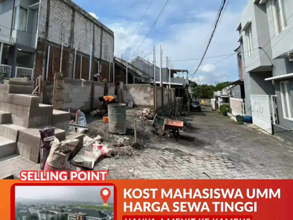 kost dijual mahasiswa UMM pasti okupansi penuh