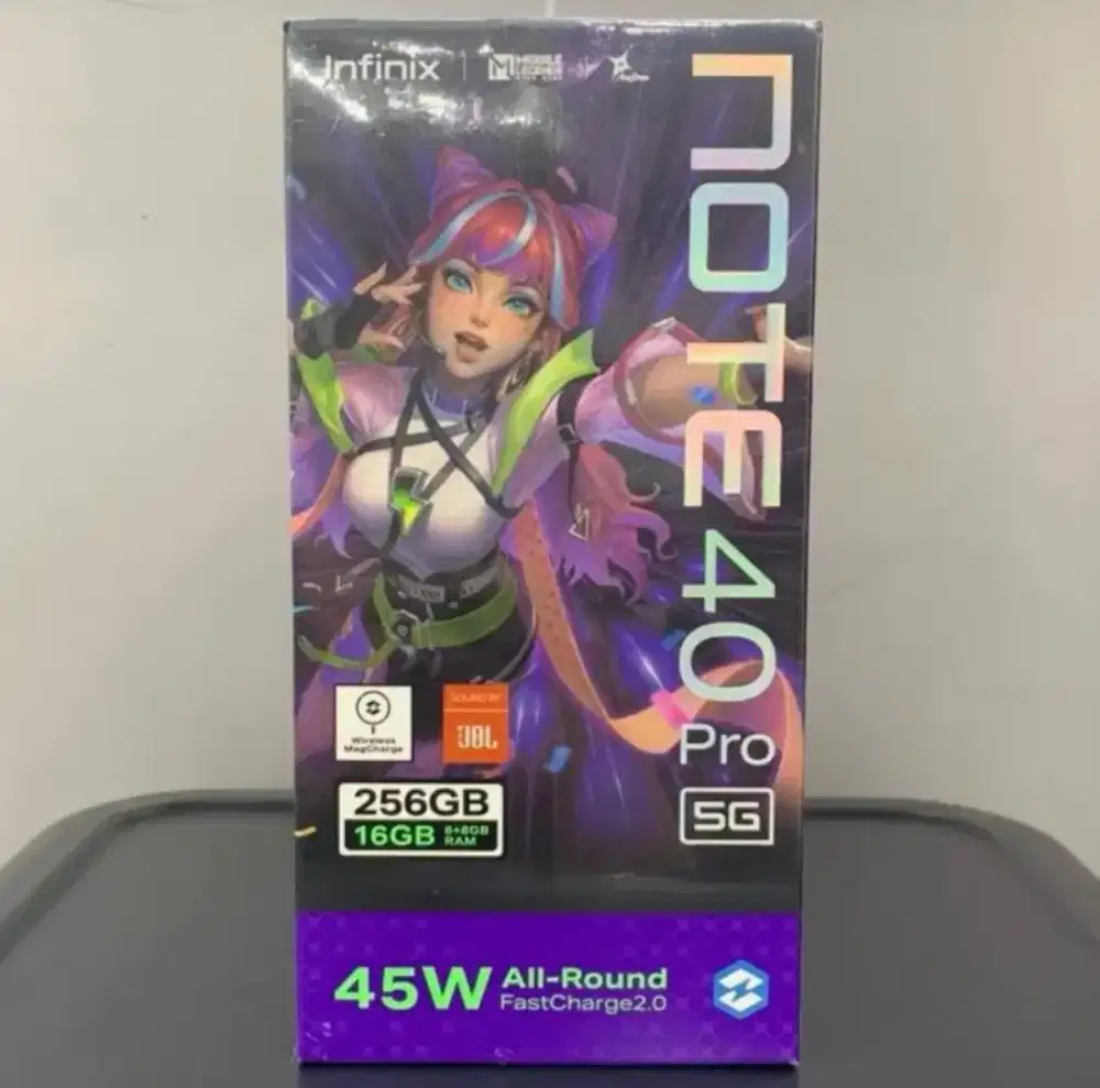 Infinix Note 40 Pro 5G 8GB+256GB Green BNIB Garansi Resmi Indonesia