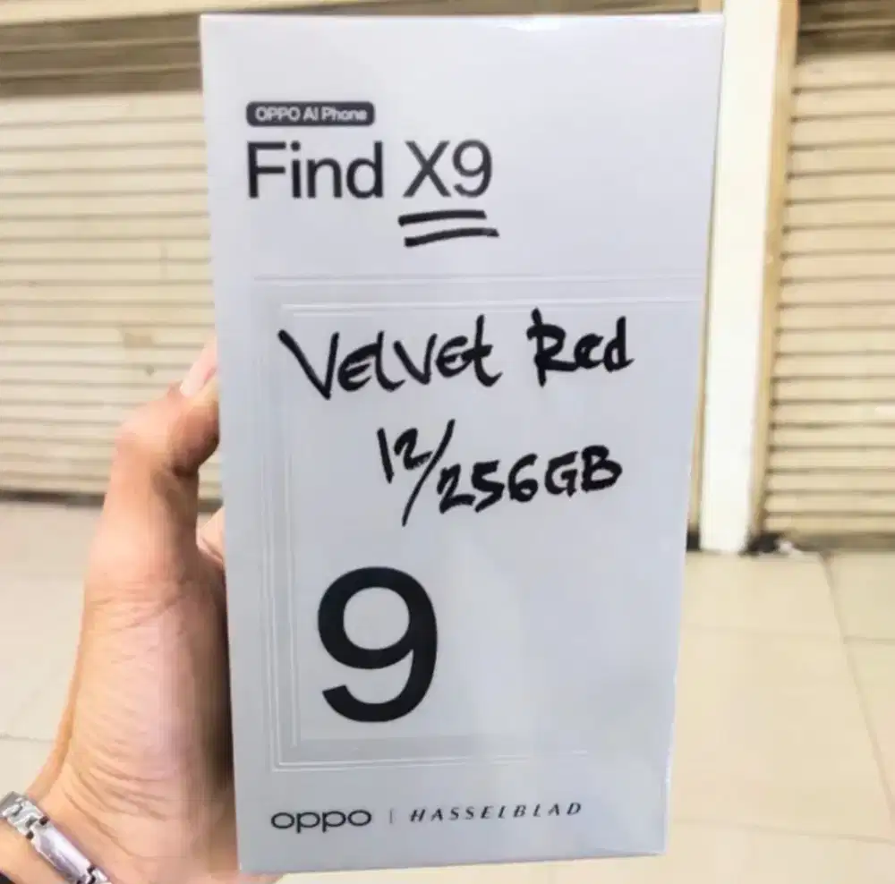 OPPO Find X9 12GB+256GB Red BNIB Garansi Resmi Indonesia
