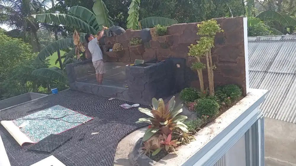 Jasa pembuatan kolam relif kolam ikan koi kolam air mancur dll #33