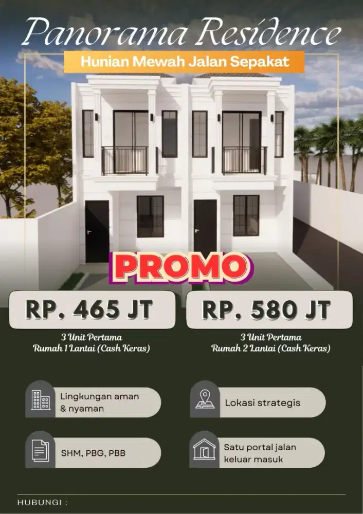 Rumah di jual dalam cluster di Cilangkap jakarta timur
