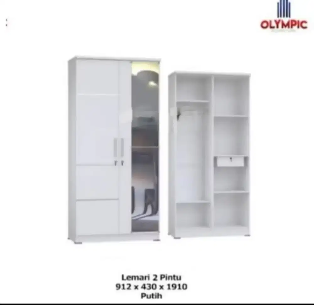Jual lemari 2 pintu Olympic