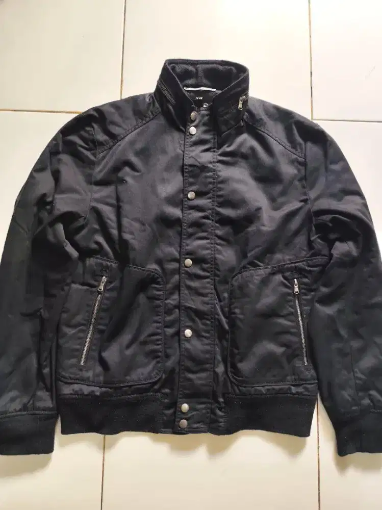 Original H&M jaket anti air hangat tdk uniqlo zara new era pull & bear