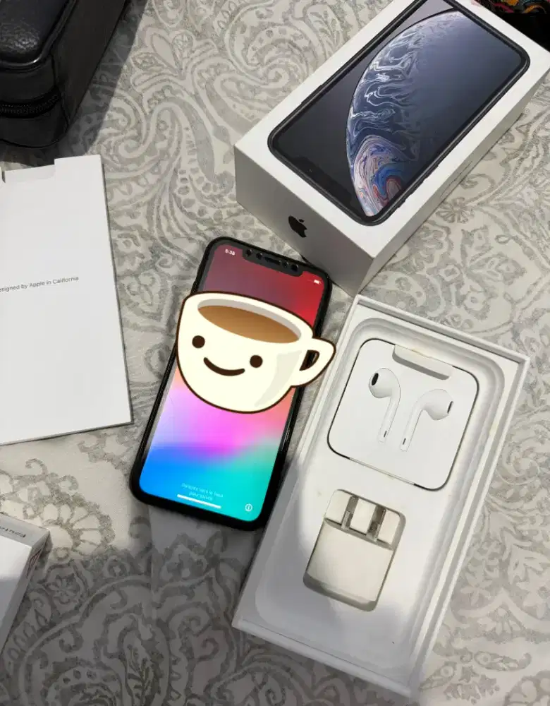 iPhone XR 256 GB Grey Rare Komplit Original 100%