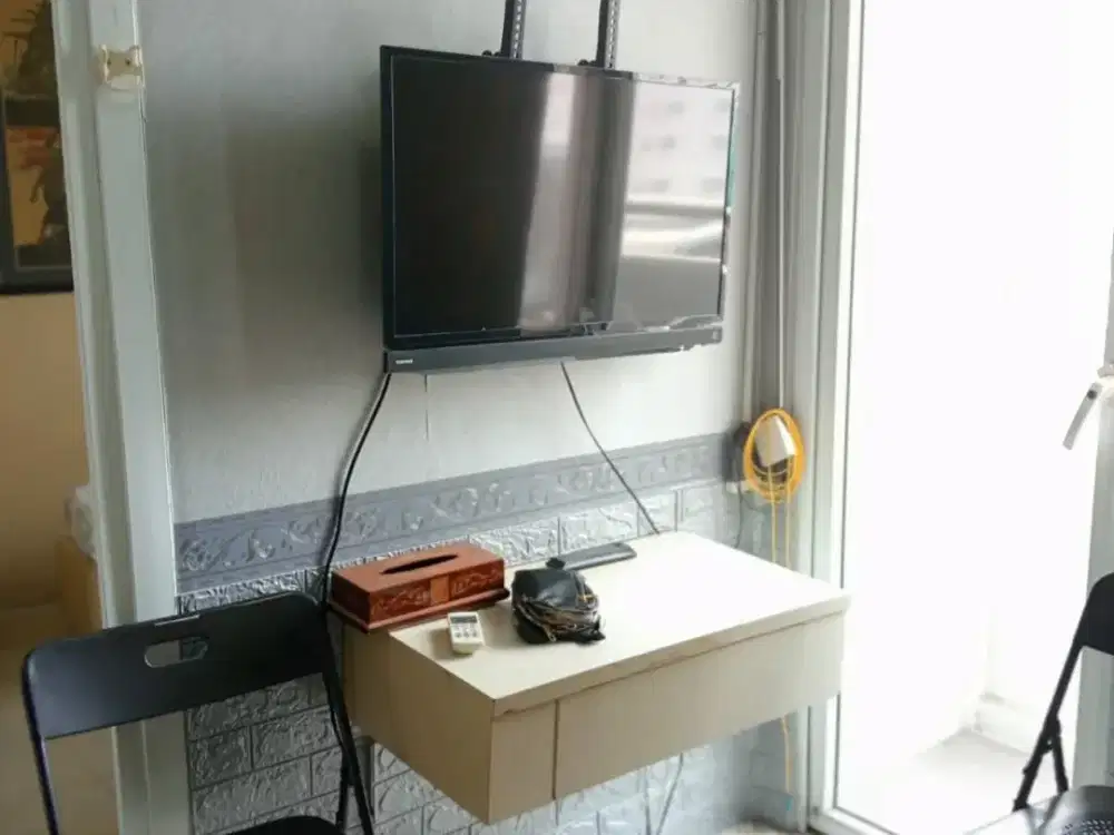 Green pramuka apartment residence unit 2 BR full furnished tower mall baca deskripsi