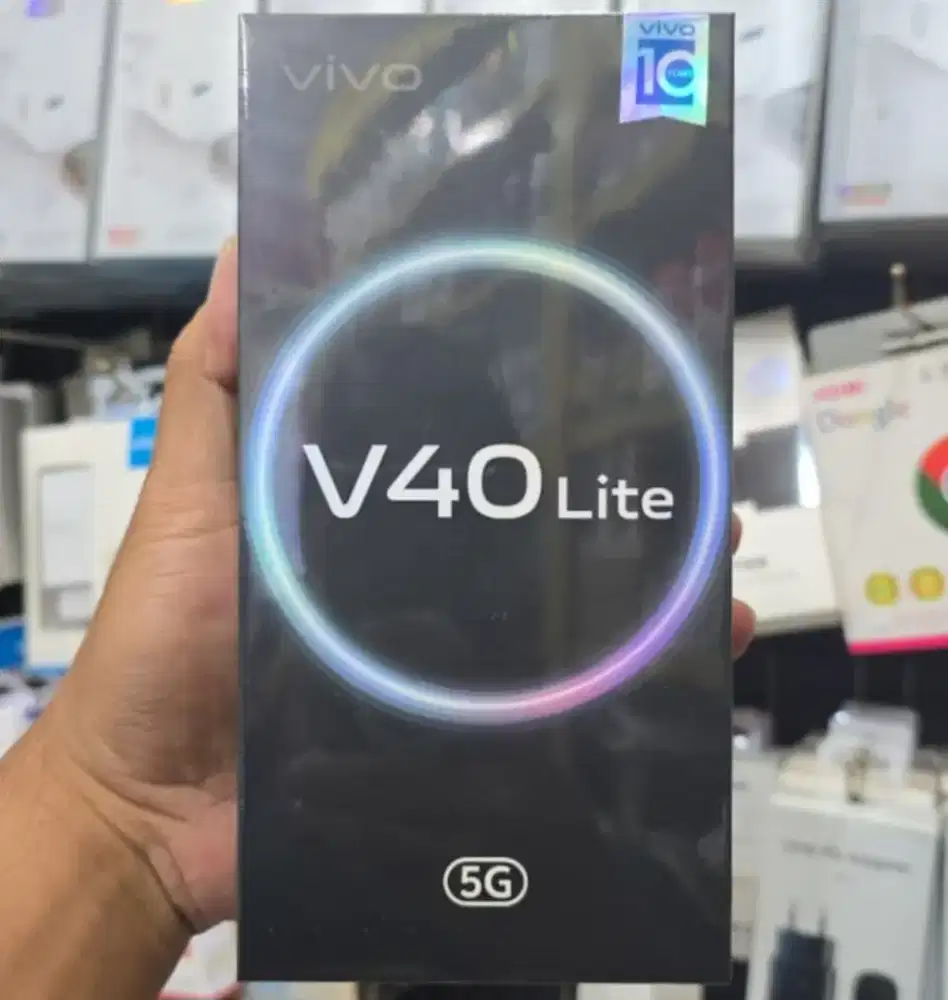 VIVO V40 Lite 5G 8GB+256GB Silver BNIB Garansi Resmi SEIN