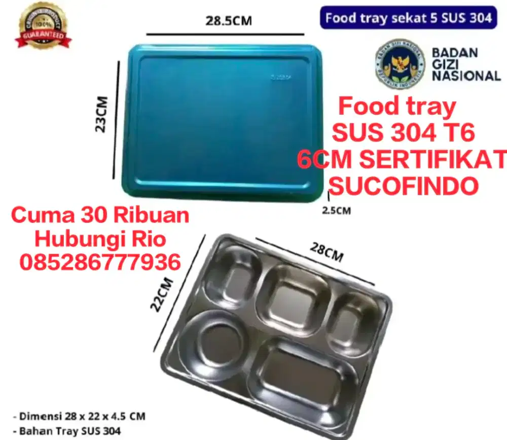 Food tray Ompreng 30 ribuan
