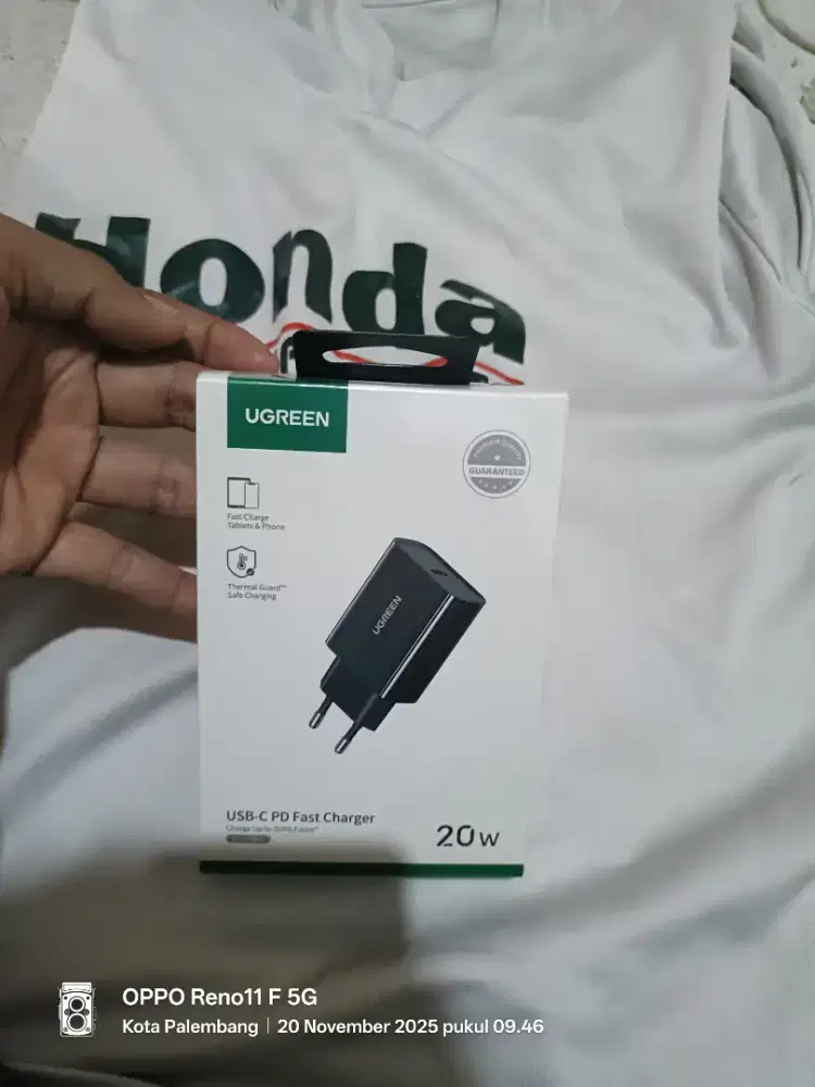 JUAL adaptor original ugreen type c MFI fast charging (baru) segel
