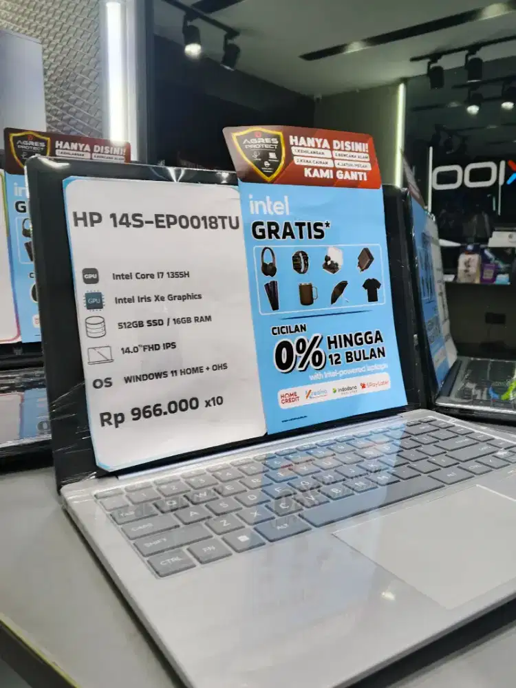 HP 14S Intel Core i7 |Bisa Cicilan| Mulai 900Ribuan/Bulan