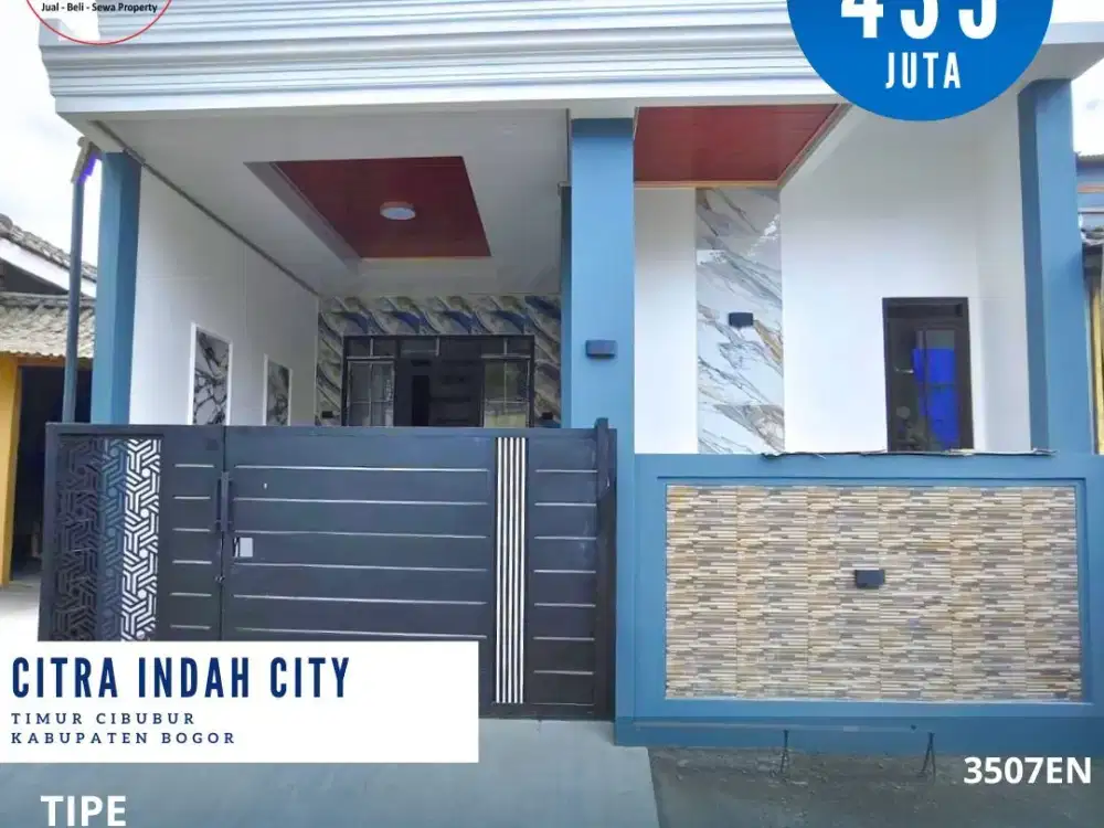Dijual rumah dicitra indah city cileungsi jonggol bogor rumah semi furnished siap huni