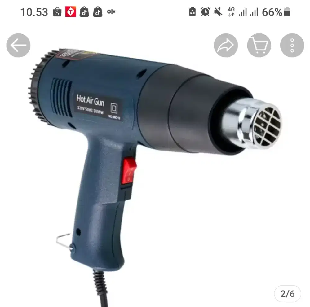 Hot gun pemanas alat sablon 2000 watt