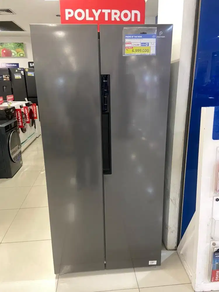 POLYTRON SBS 2pintu silver