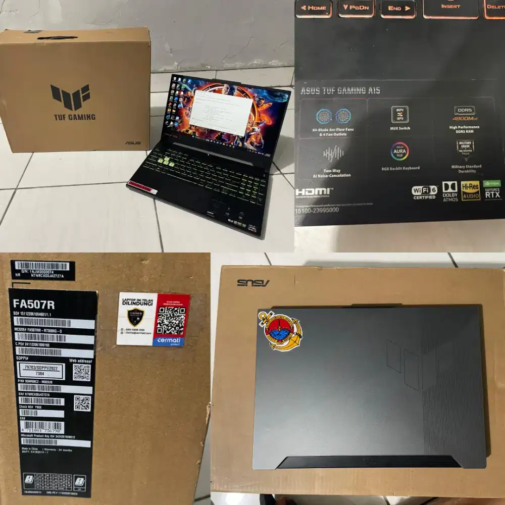 Jual Laptop Gaming Asus TUF A15